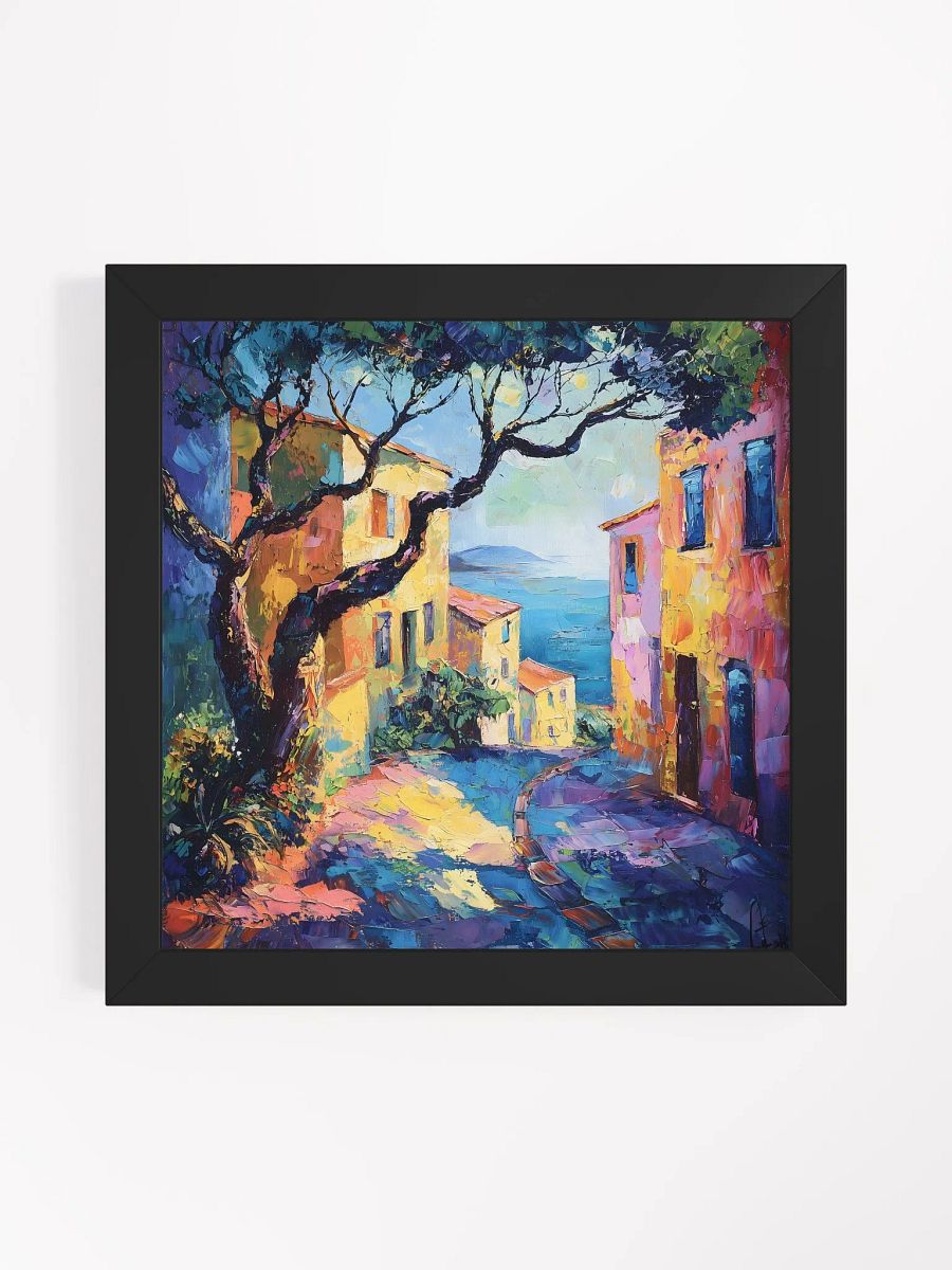 Coastal Vibrance Framed Poster Art product image (6)