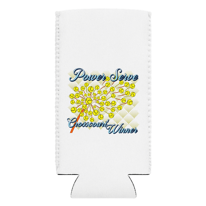 Dandelion Tennis Power Serve Crosscourt Winner Can Cooler product image (1)