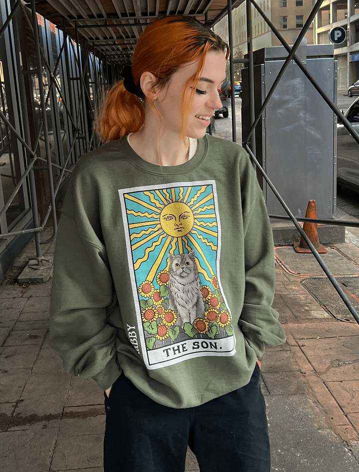Smoko Tarot Card Sweatshirt product image (2)
