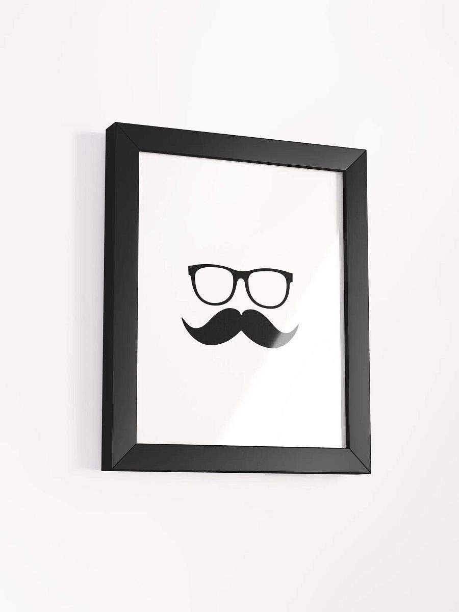 Black Moofstache Poster product image (16)