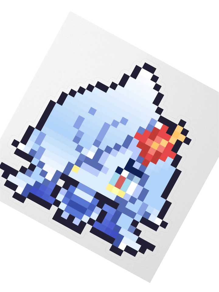 Pixel Shark - Sticker product image (2)