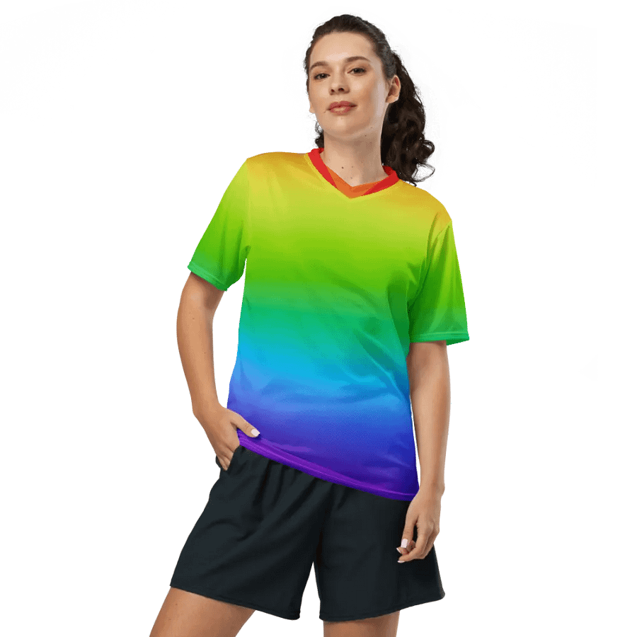 Rainbow Unisex Sport Jersey product image (7)