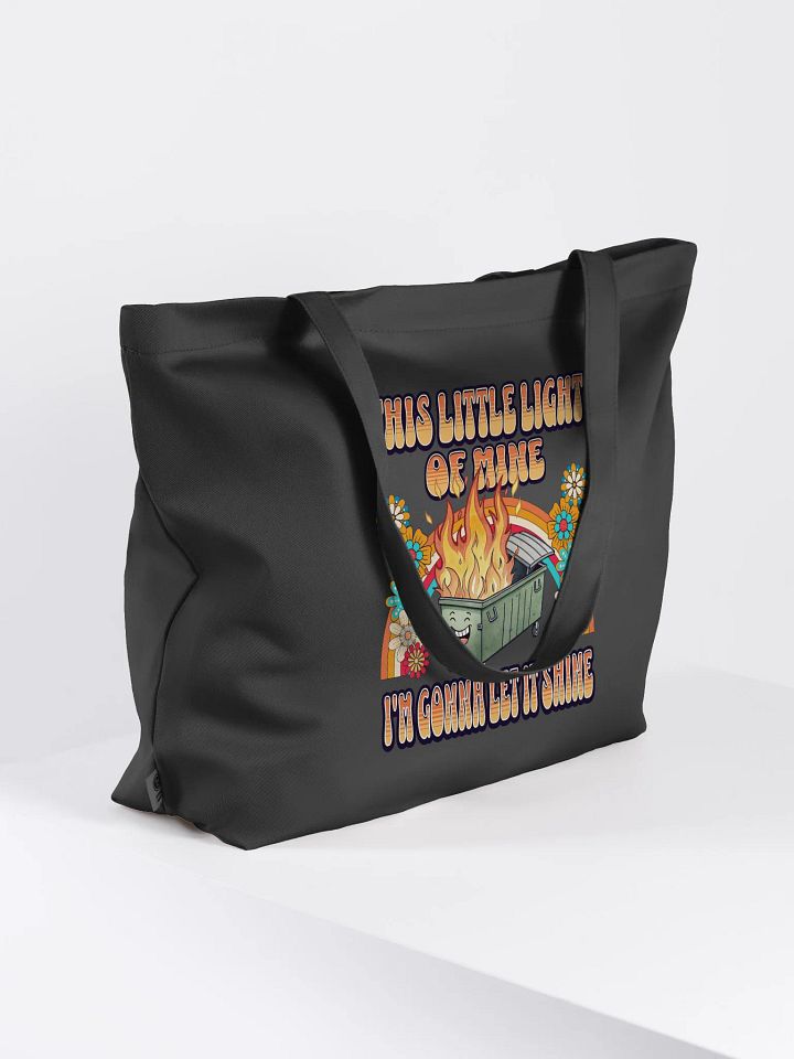 This Little Light Of Mine Flaming Dumpster Fantasy Tote product image (1)