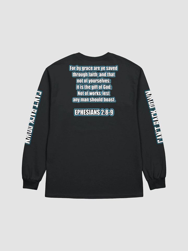 Can't Back Down With Ephesian Scripture Long Sleeve T-Shirt product image (2)