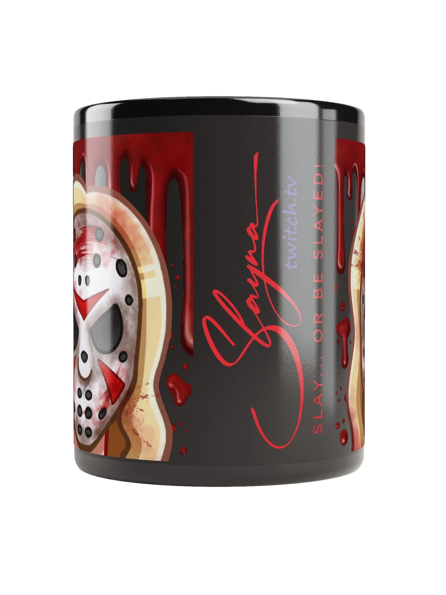 Slayson Black Glossy Mug product image (5)