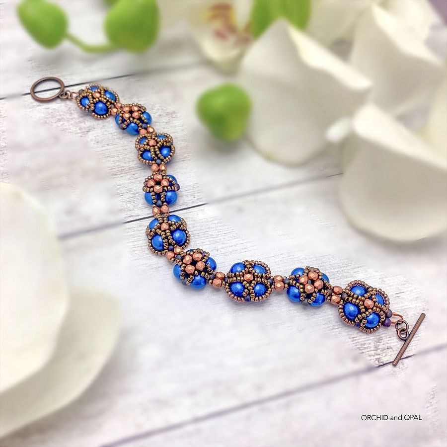 Digital Beading Pattern – South Seas Pearl and Seed Bead Bracelet product image (6)
