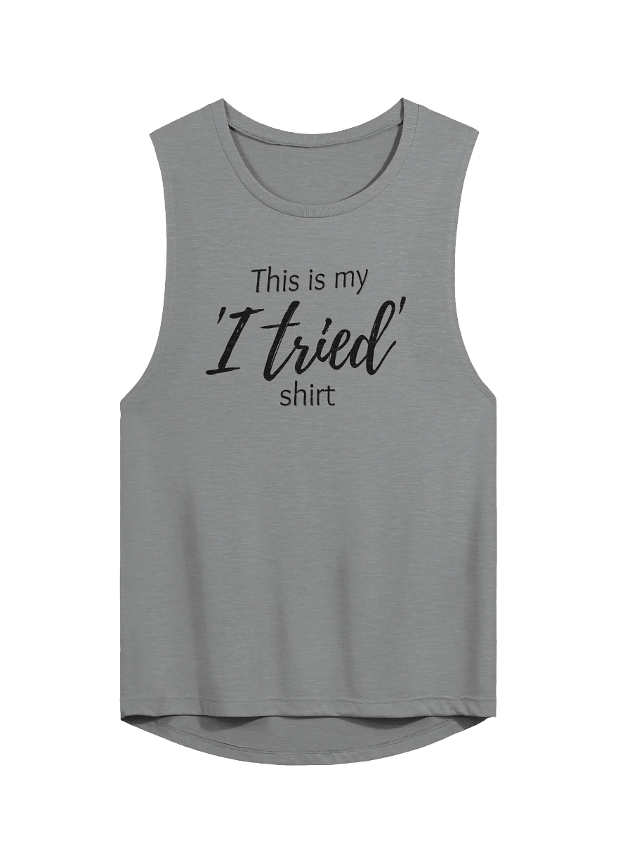 'I tried' Women's Flowy Muscle Tank product image (1)