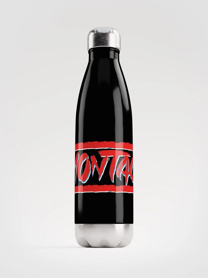 Montao Red Logo Stainless Steel Water Bottle product image (1)