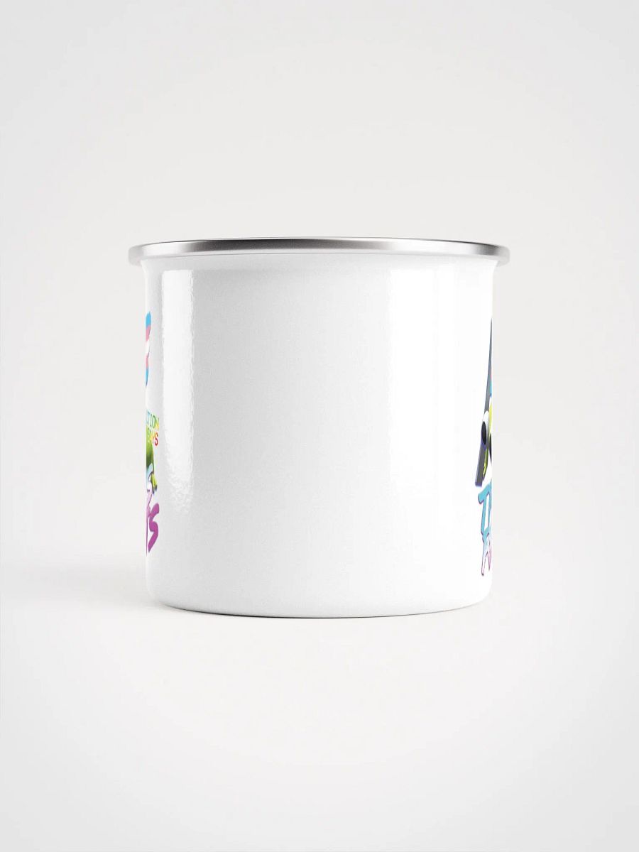 Revolution Toad Classic Trans Rights Enamel Mug product image (2)