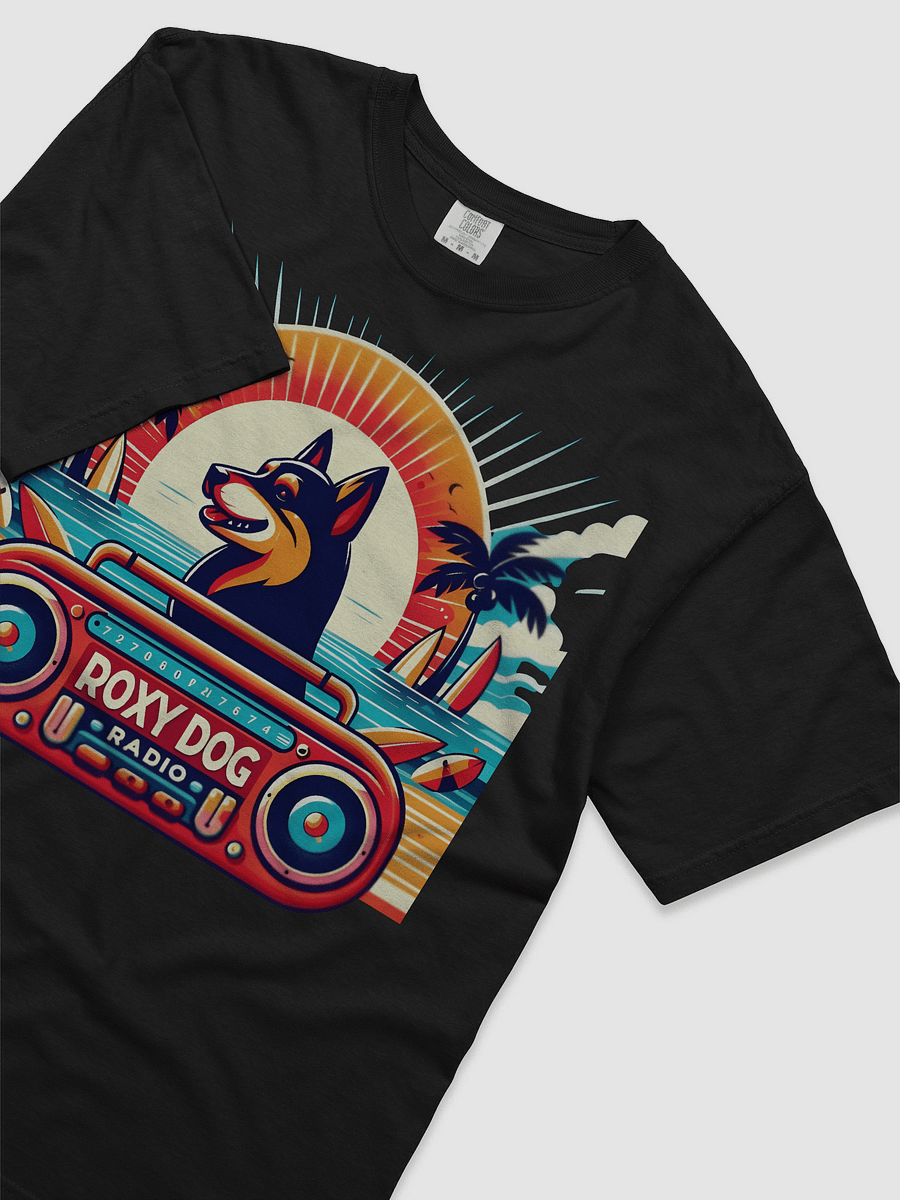 Roxy Dog Radio Boombox Beach T-Shirt product image (28)