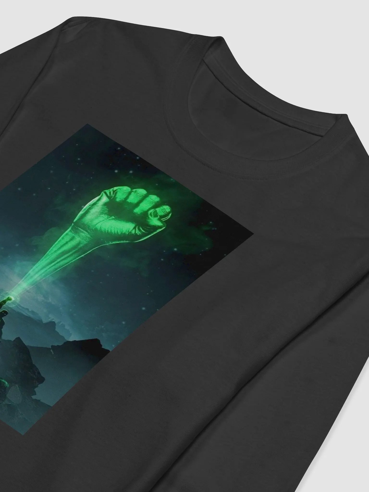 Green Lantern Ring Power Champion Long Sleeve Shirt product image (6)