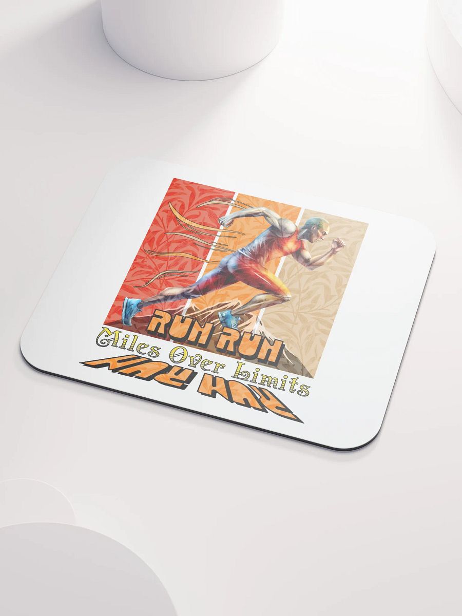 Run Run Miles Over Limits Male Running Energetic Mouse Pad product image (3)