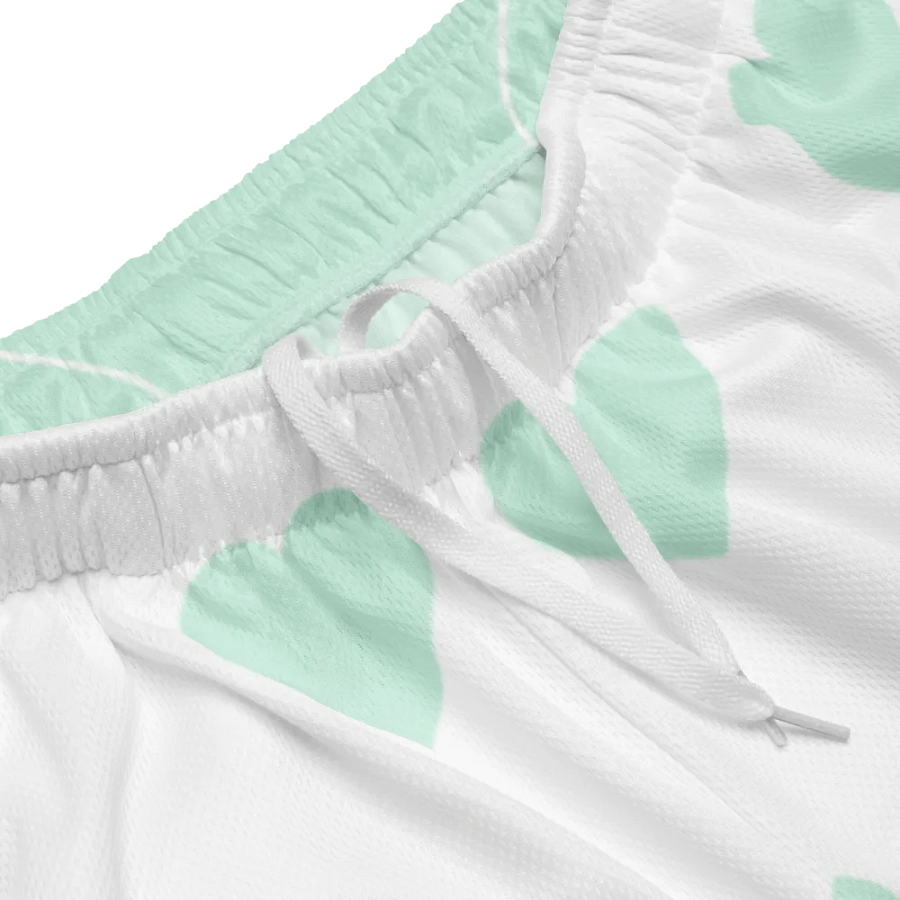 Orm Kornnaphat Unisex Mesh Shorts (White & Blue) product image (3)