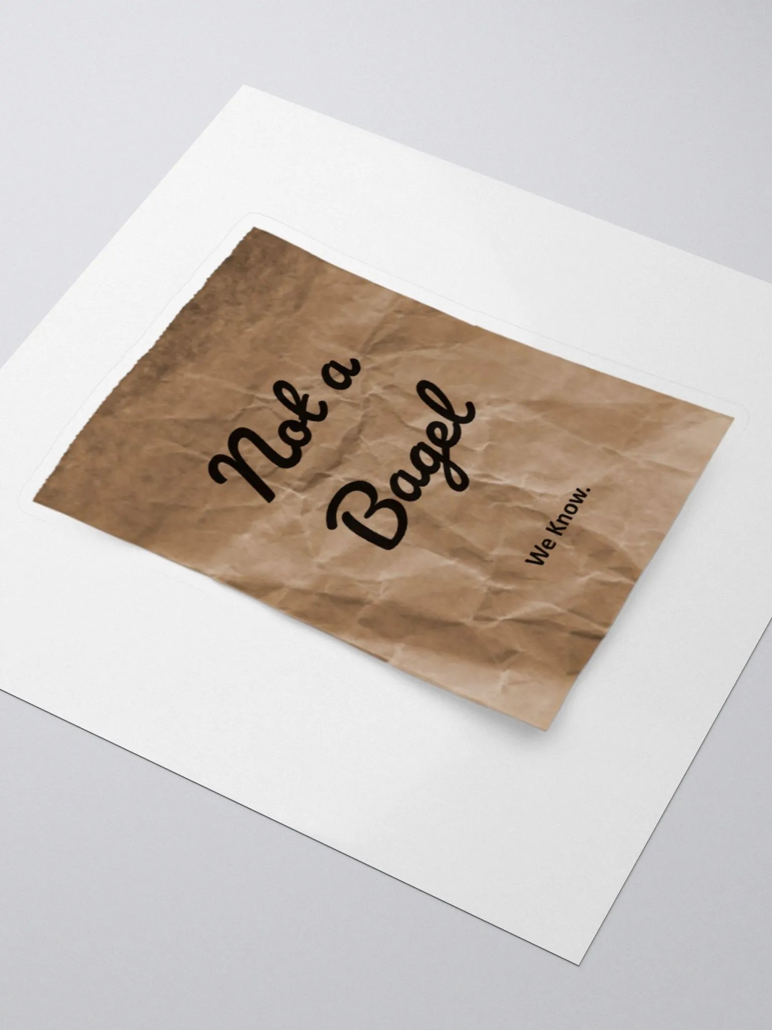 Not a Bagel Sticker product image (3)