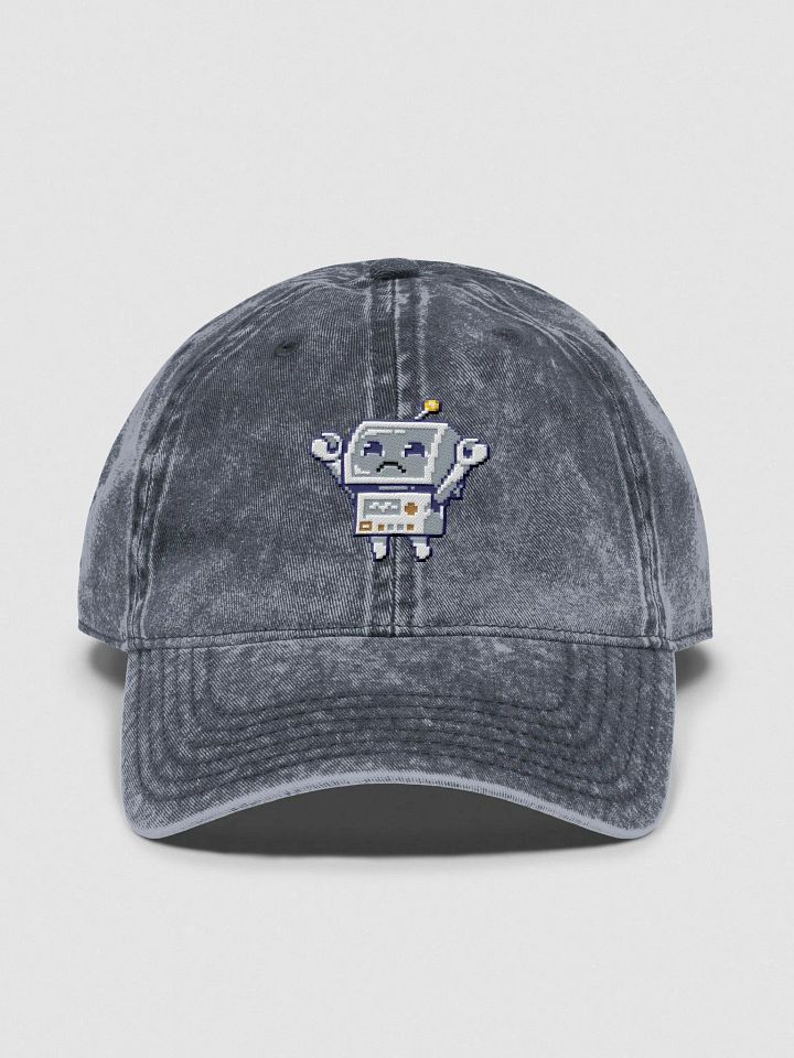 Sad Robot Pixel Art Embroidered Dad Hat product image (22)