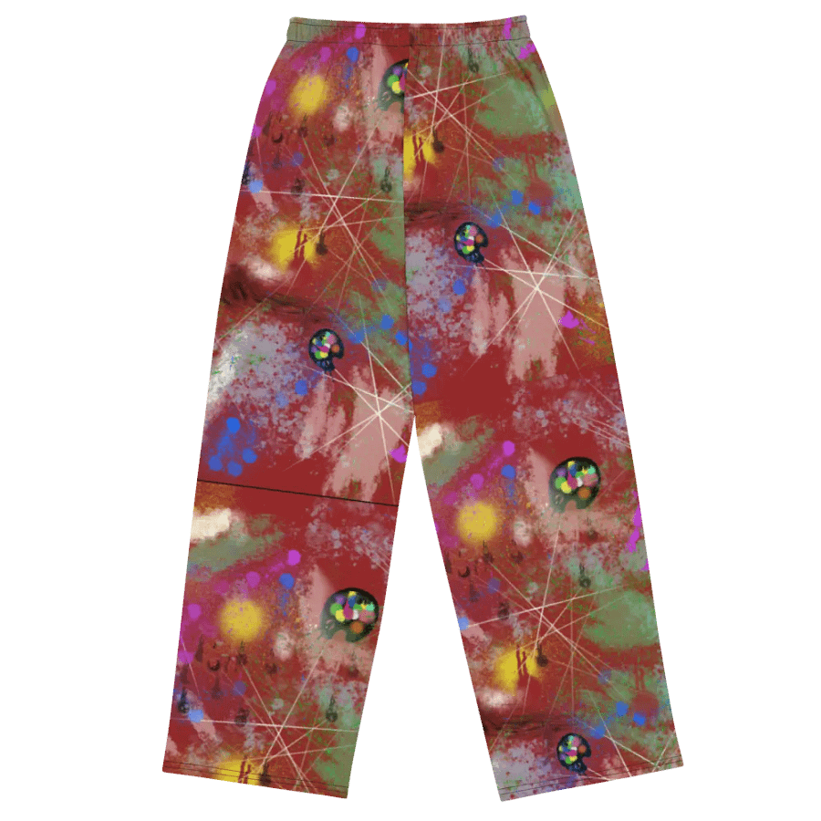 SplatterWear #2 Wide Unisex Pants/Radish product image (2)