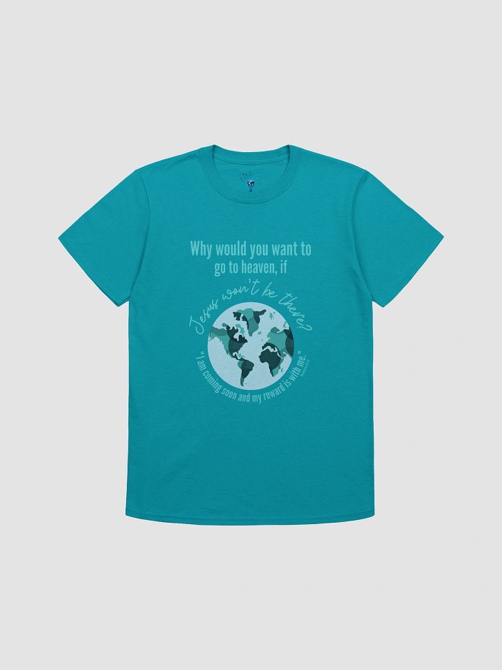 Why Go to Heaven? Gilden Lightweight T-Shirt product image (4)