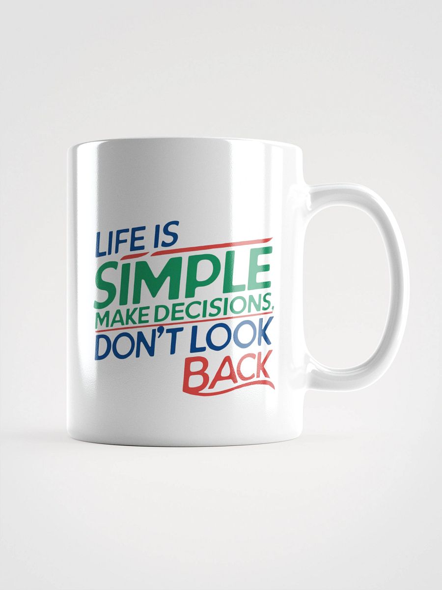 Life Is Simple White Glossyl Mug product image (1)