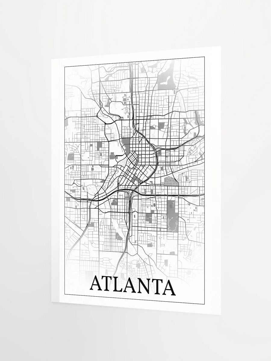 Atlanta, Georgia, USA, city map print product image (6)