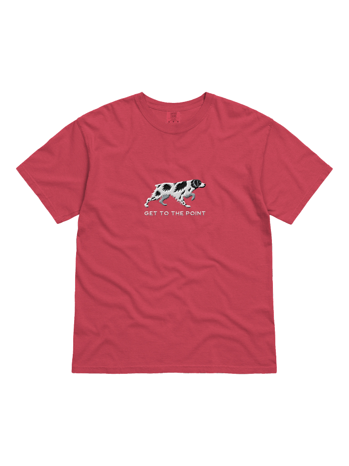 Get to the Point T-Shirt(Embroidered) of a Brittany Spaniel(Black & White) product image (41)