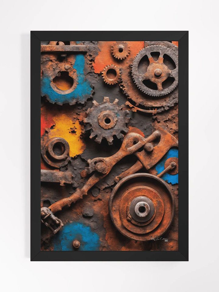 Rusty Metal Wall Art | Industrial Wall Decor product image (2)