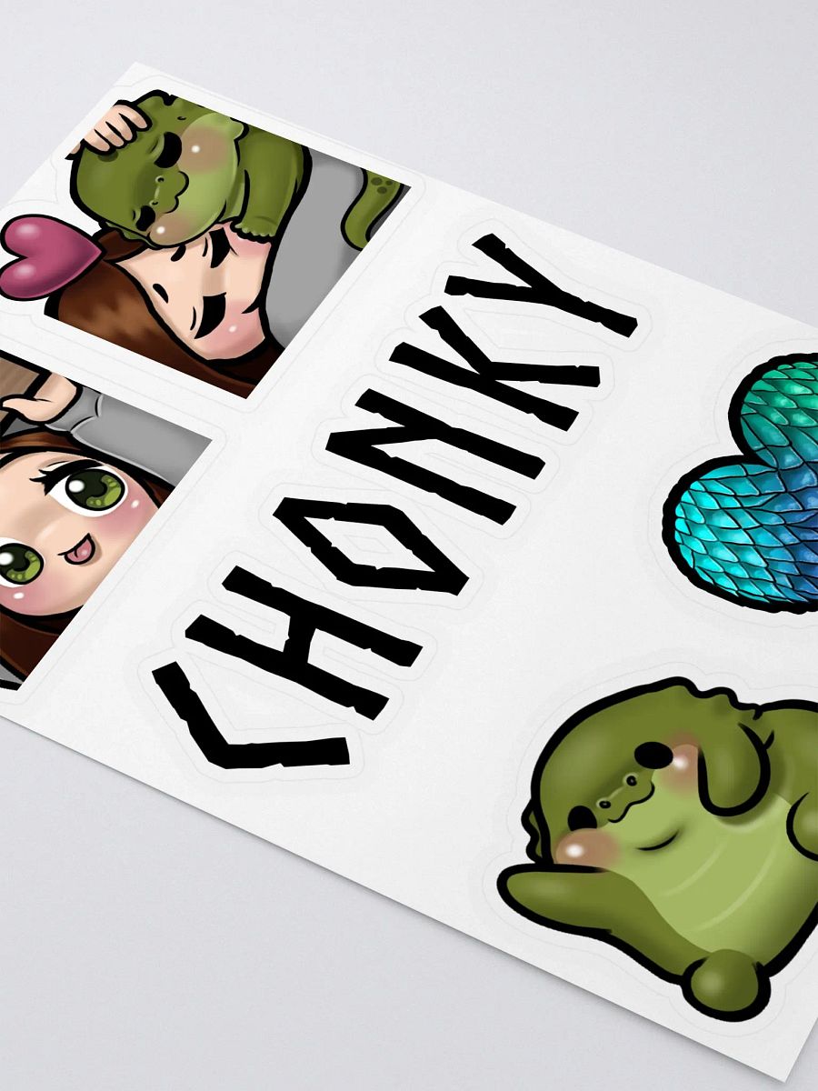 CHONKY LIZZARD - Sticker Set product image (1)