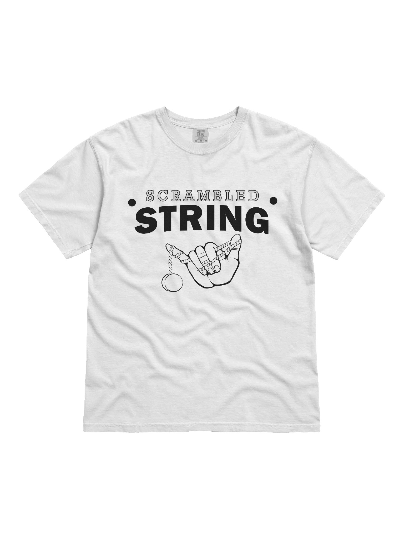 Retro Scrambled String Tee White product image (1)