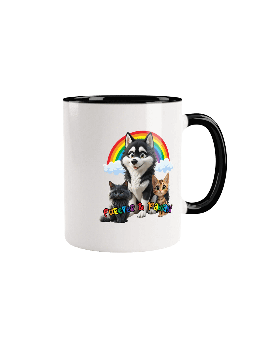 Furever & Paways Ceramic Mug with Color Inside product image (1)