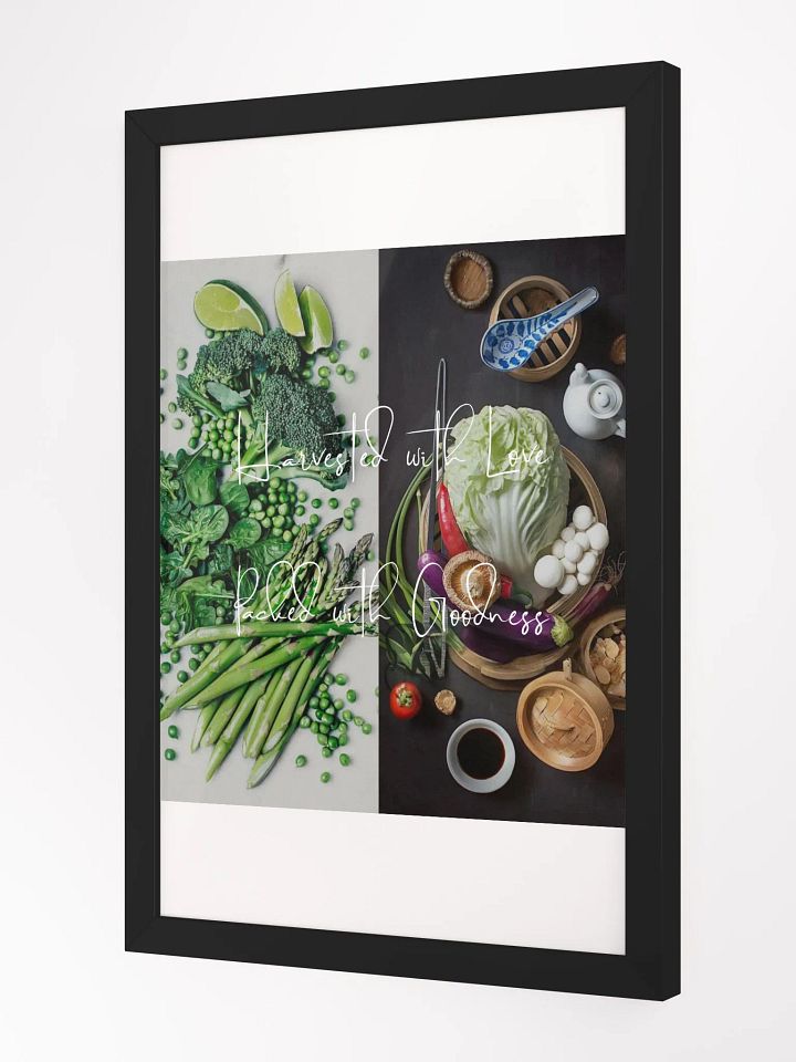 Wall Art Combined Vegetables Framed High-Quality Matte Poster (in) product image (2)