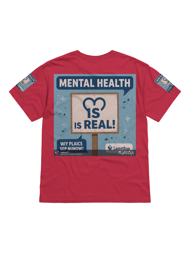 Heartfelt Mental Health Advocacy Tee product image (2)
