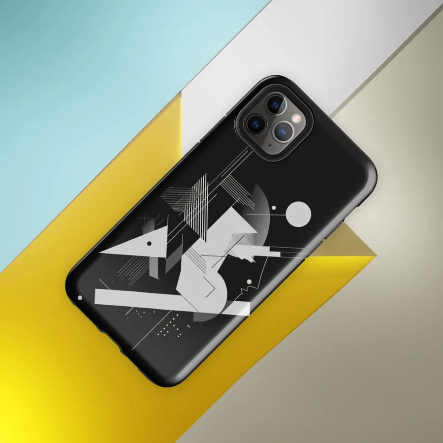 Abstract Persona 001 (Black) (Iphone Tough Case) product image (8)