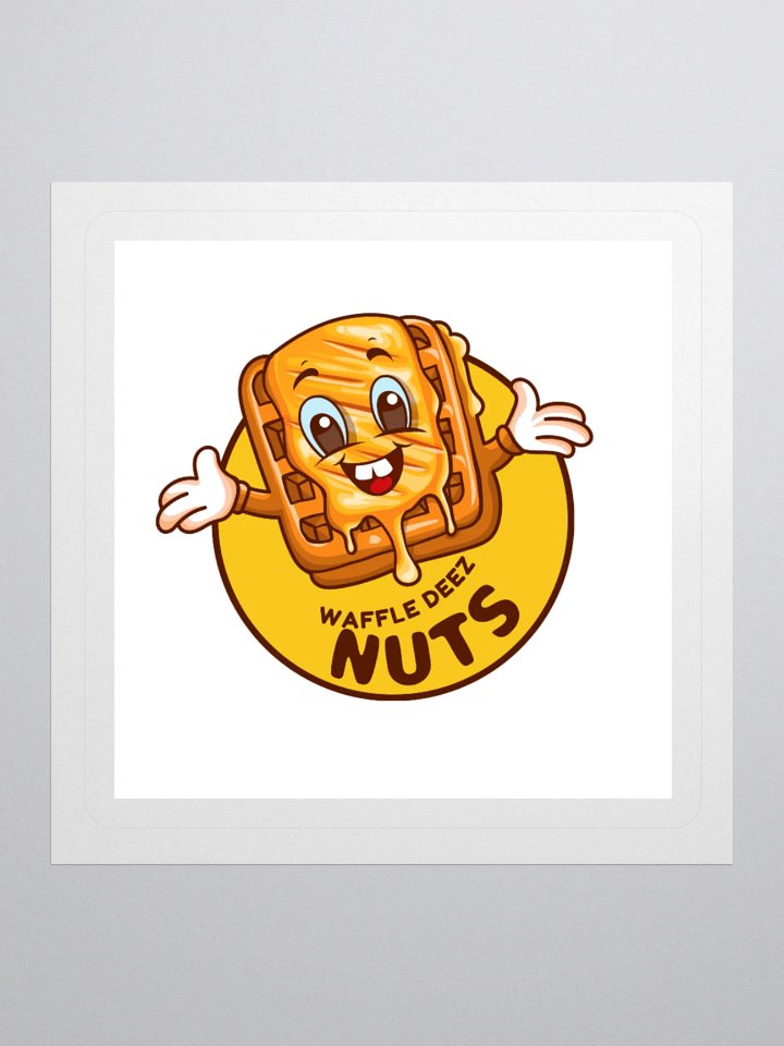 Waffle Deez Nuts Sticker product image (3)