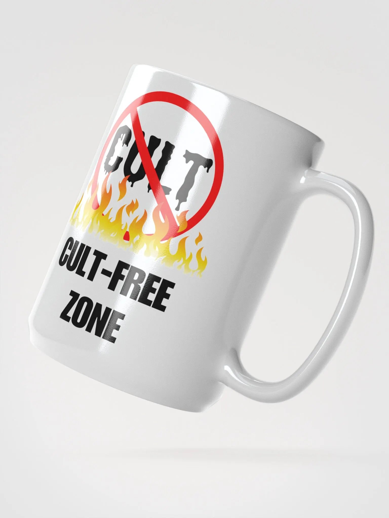 15 oz Cult-Free Zone Mug product image (2)