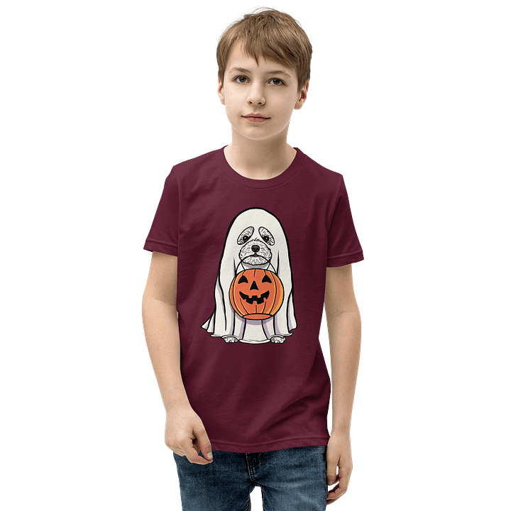 Halloween Bichon Frise Youth T-Shirt product image (17)