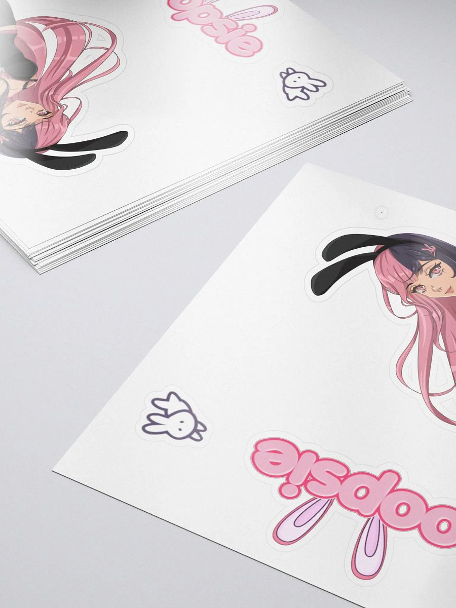 Oopsie Bunny & Logo Stickers product image (5)