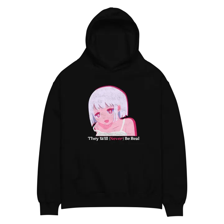 Serene Smile Oversized Hoodie product image (2)