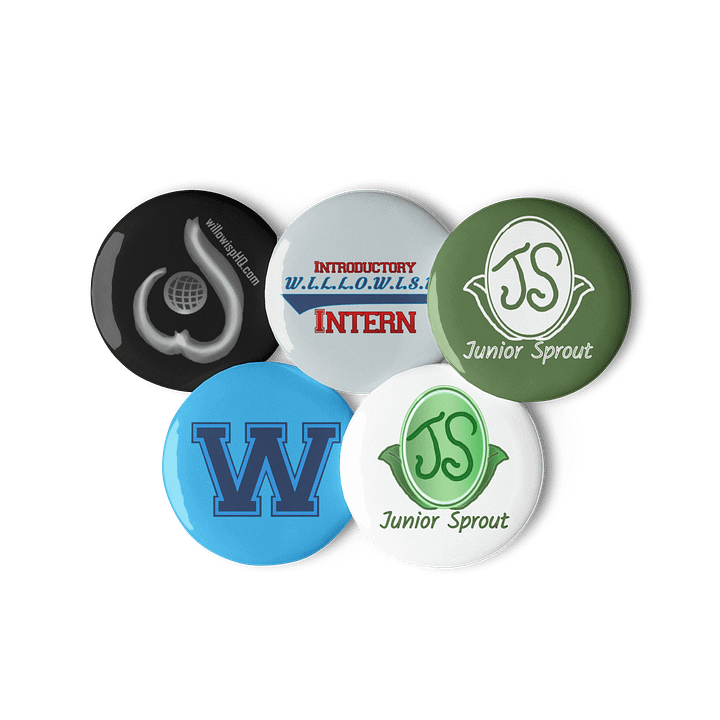 WILLOWISP Button Pins (Junior Sprout Collection) product image (2)