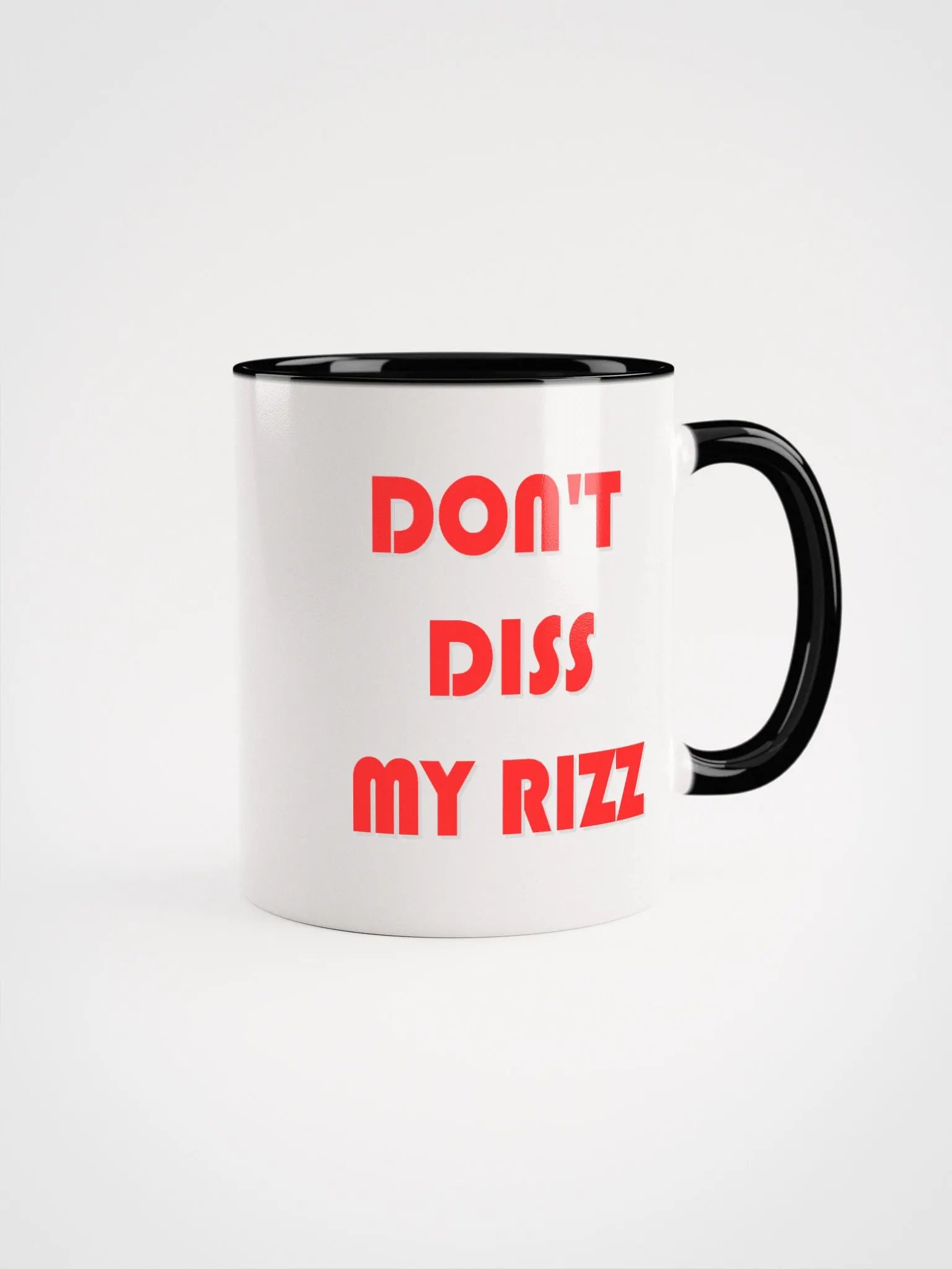 Bold & Vibrant 'DON'T DISS MY RIZZ' Mug product image (1)