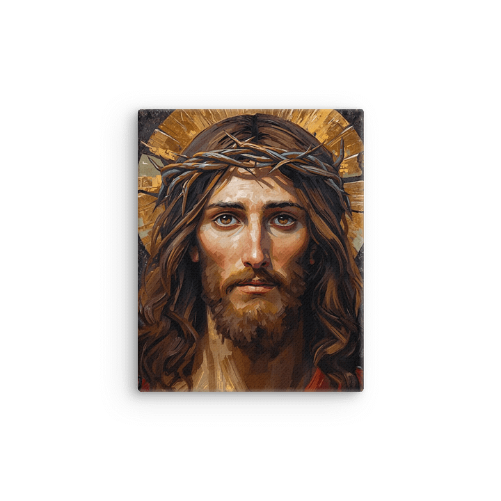 Abstract Jesus with Crown of Thorns — Modern Faith Wall Art product image (6)