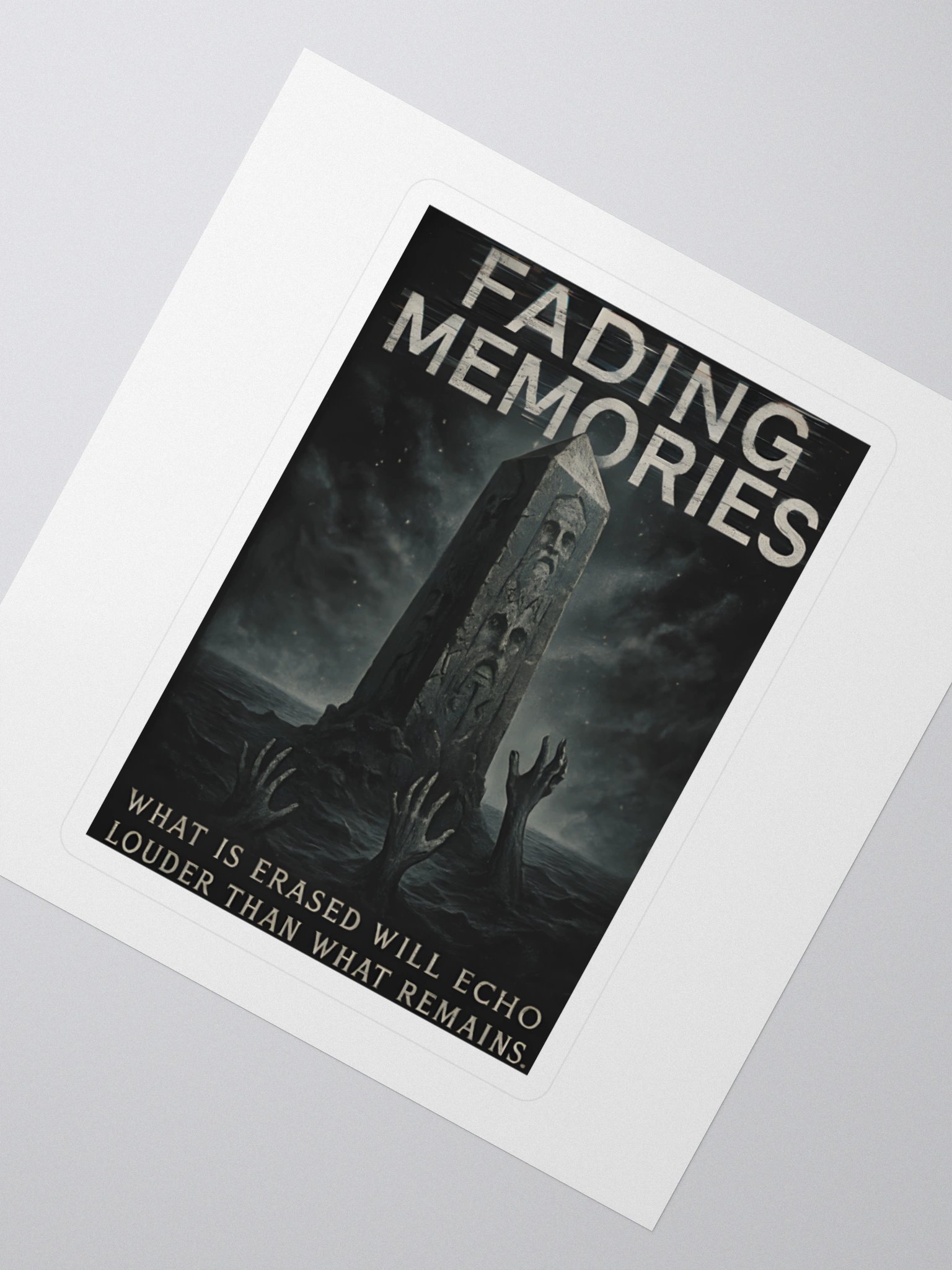 “Fading Memories: Echo Monument” Stickers – Altaræ product image (2)