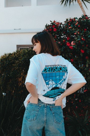 Delusions Expansion White T-Shirt product image (3)