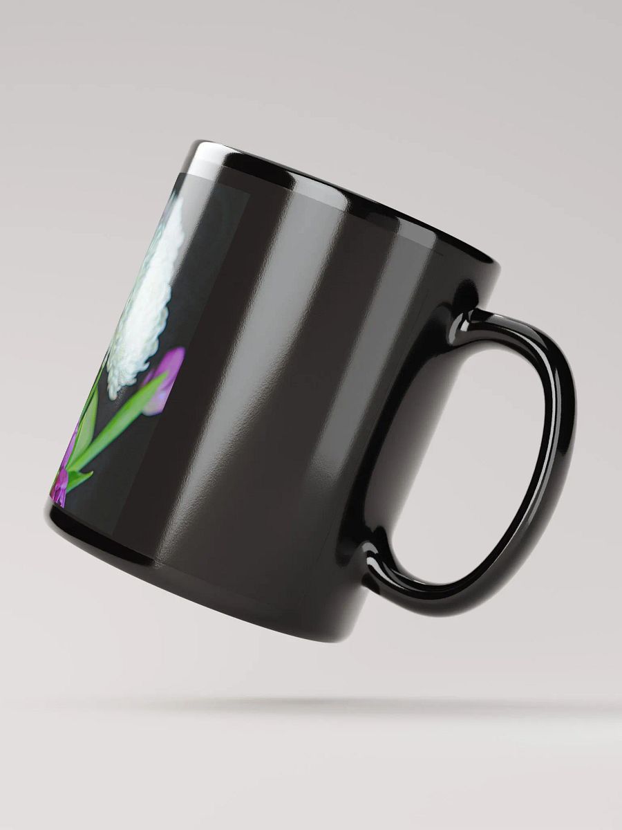 Flowers 202 Black Coffee Mug product image (3)