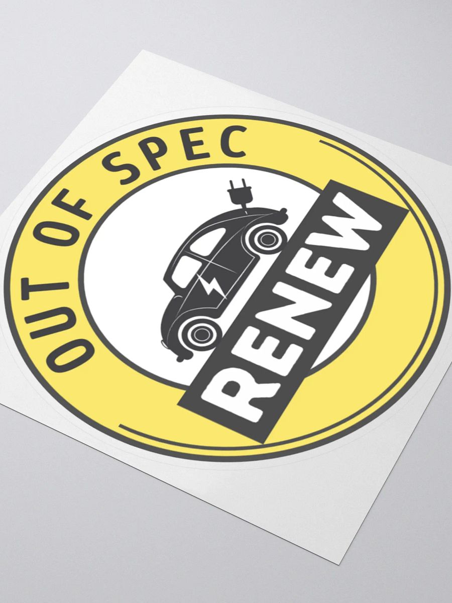 Out of Spec Renew Sticker product image (3)
