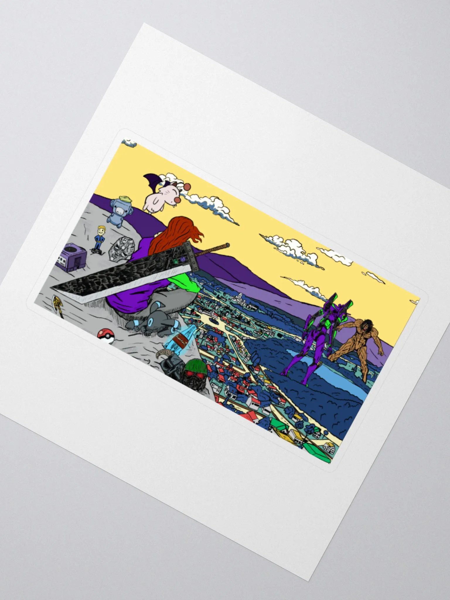 Anime Afternoon Sticker product image (4)