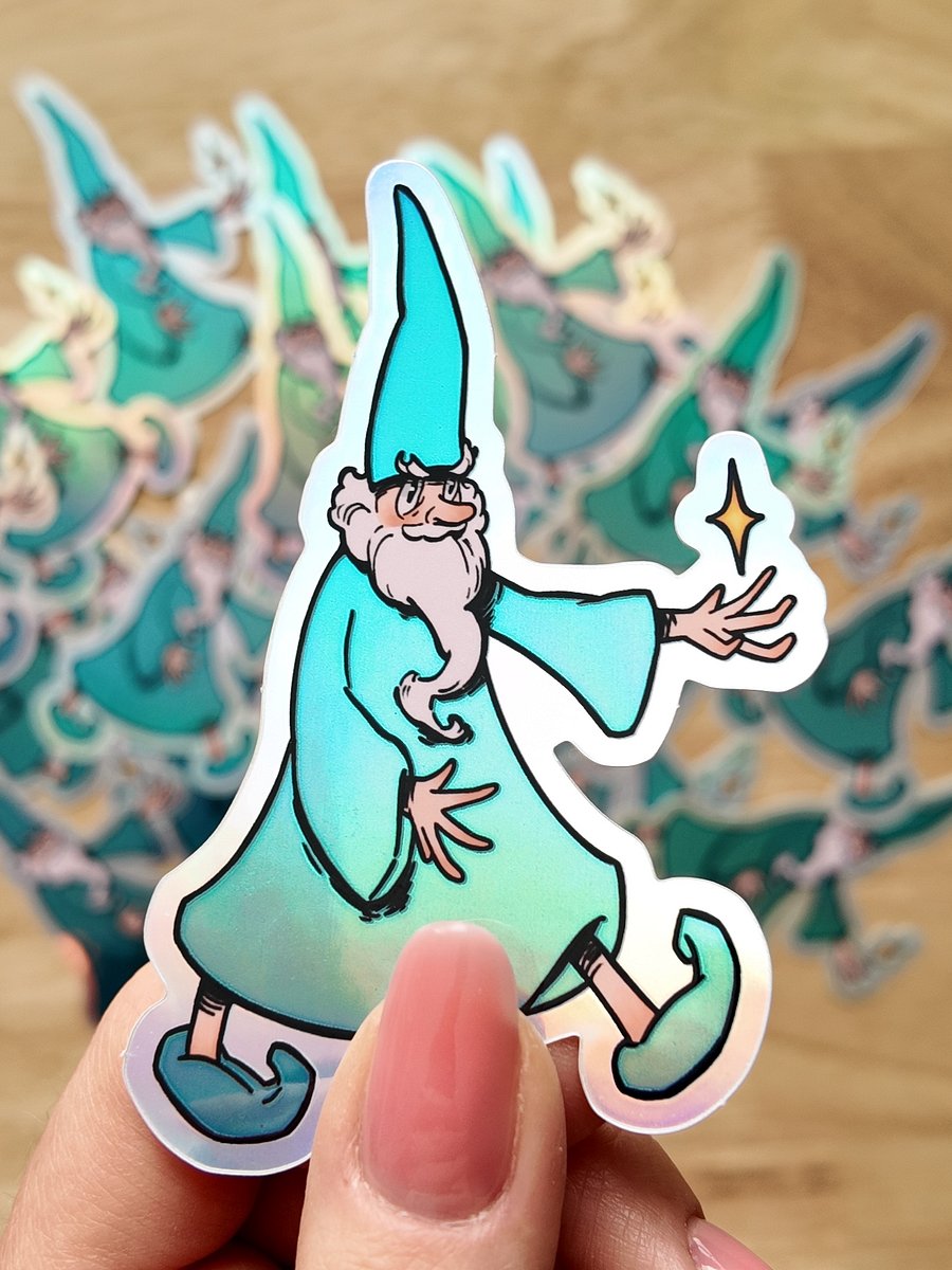 Angry Wizard Sticker product image (7)