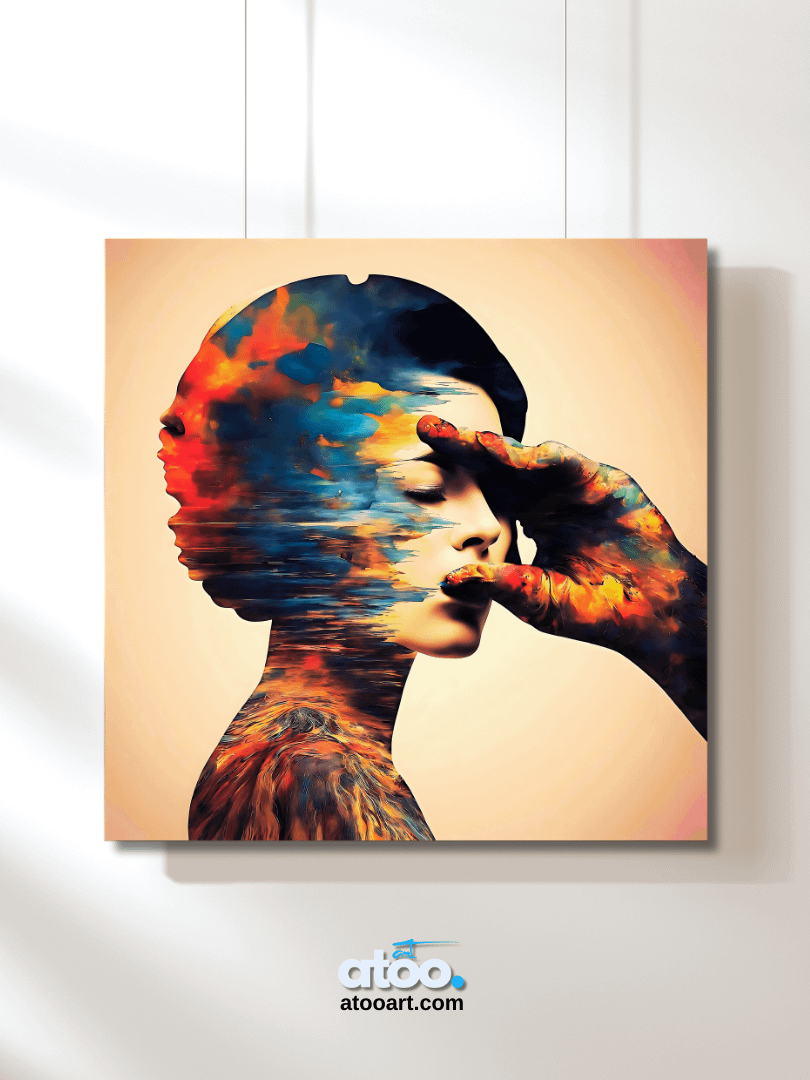 Understanding Women | Hand Off! | Canvas Artistic Painting product image (4)