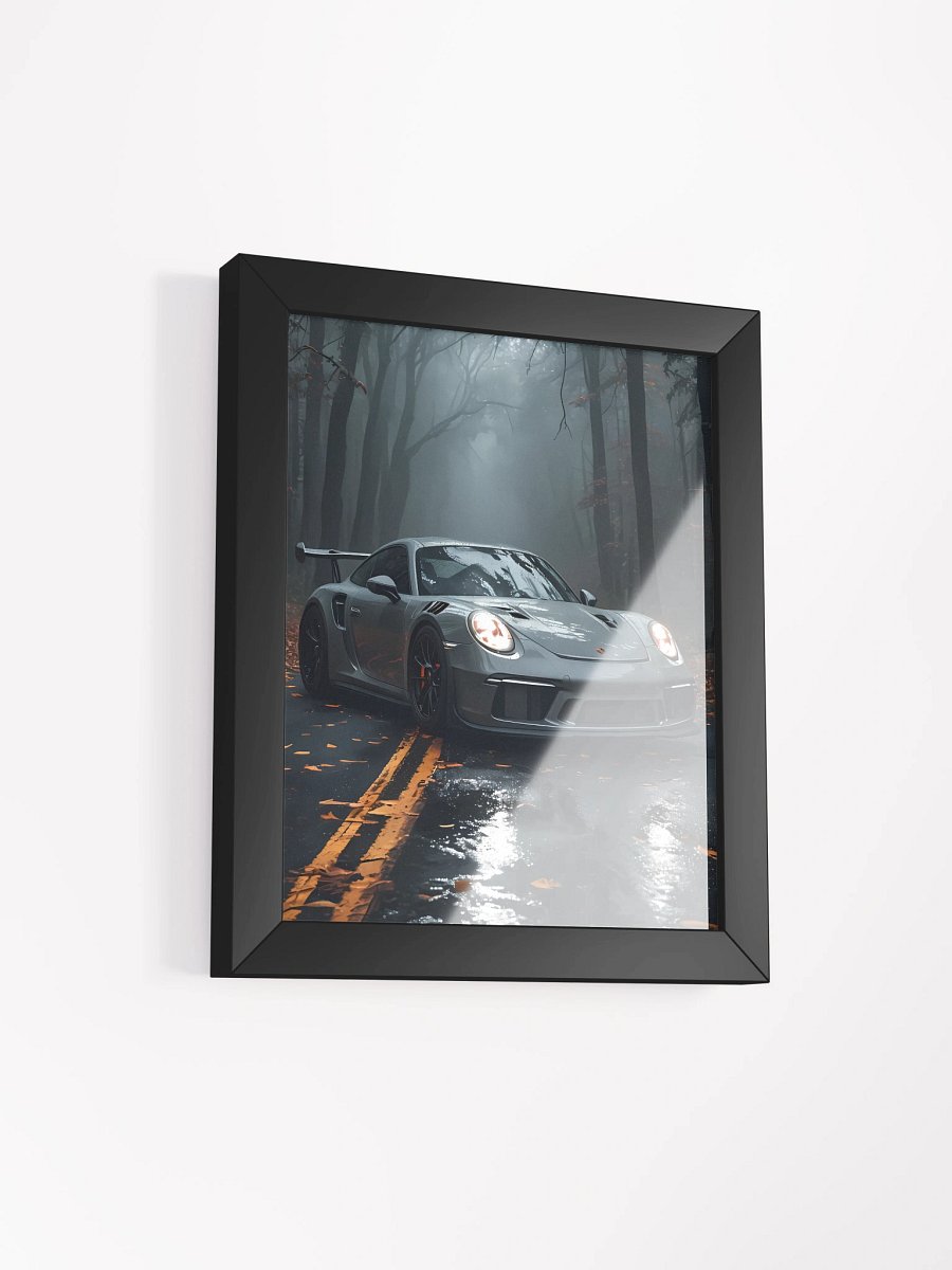 Serene Misty Drive Framed Matte Poster product image (3)