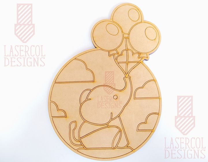 Baby Elephant - Laser Cut Files product image (2)