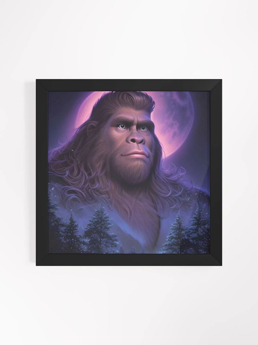 Bigfoot in the woods wall art product image (1)