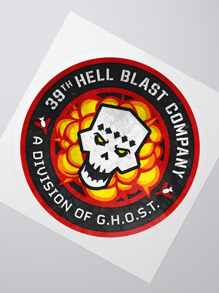 Hell Blast Textured Sticker product image (6)